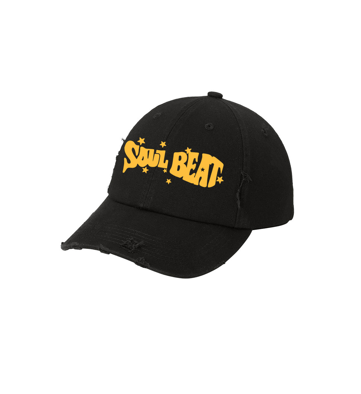 Distressed Hat - Black