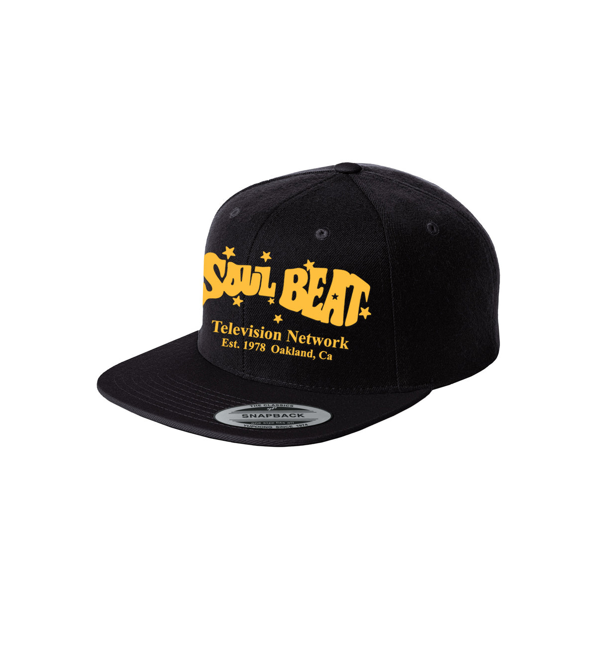 Snapback Hat - Black