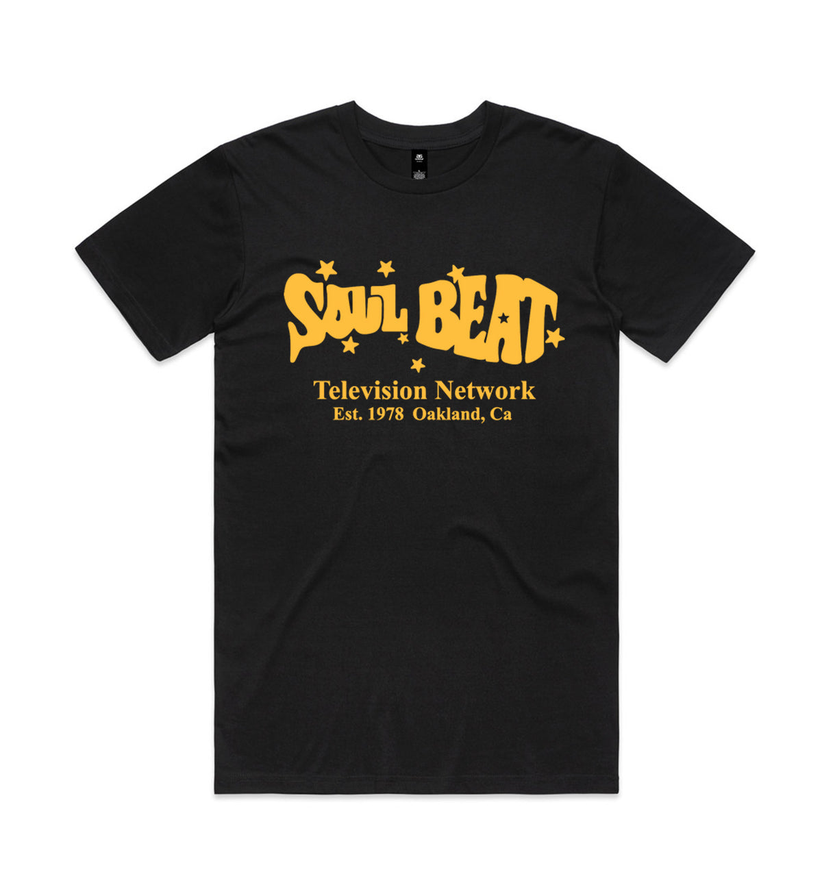 The Original Classic Soul Beat Est 1978 T-Shirt - Black/Yellow