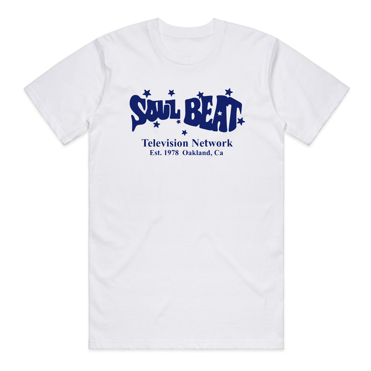 Soul Beat Est 1978 T-Shirt - White w/ Blue